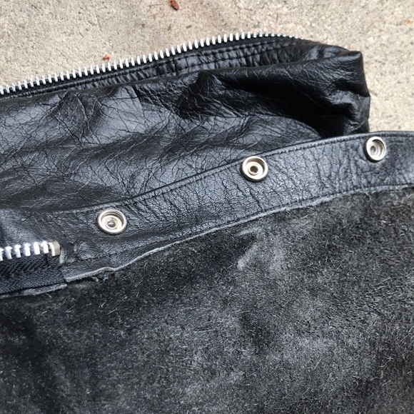 Silver Bike Lace Up Chaps- Womens XXS - Picture 5 of 14